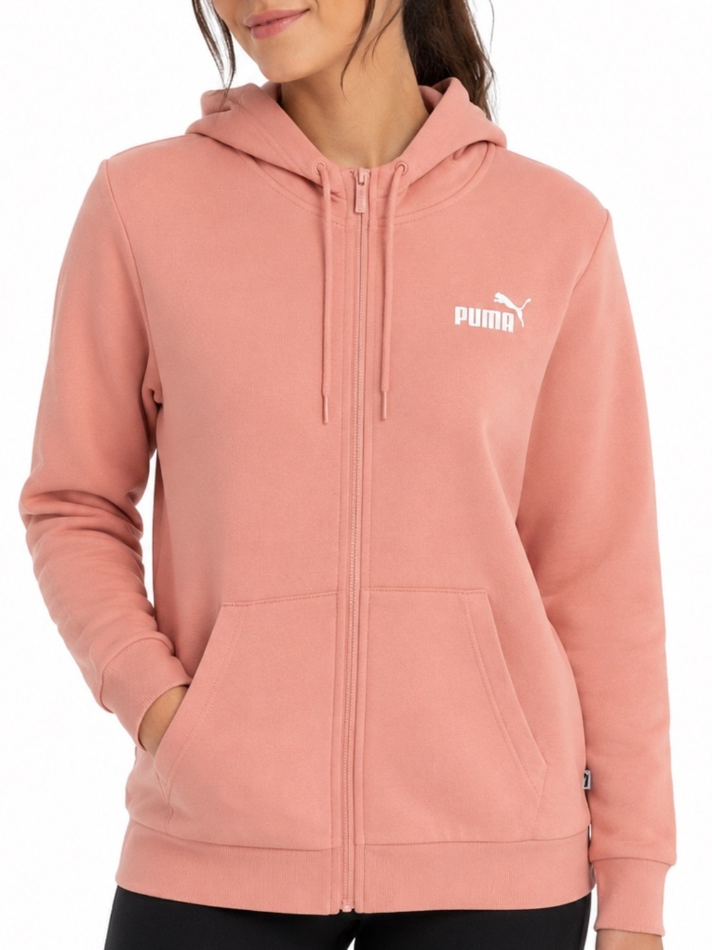 Puma Women's Dusty Rose Full-Zip Hoodie